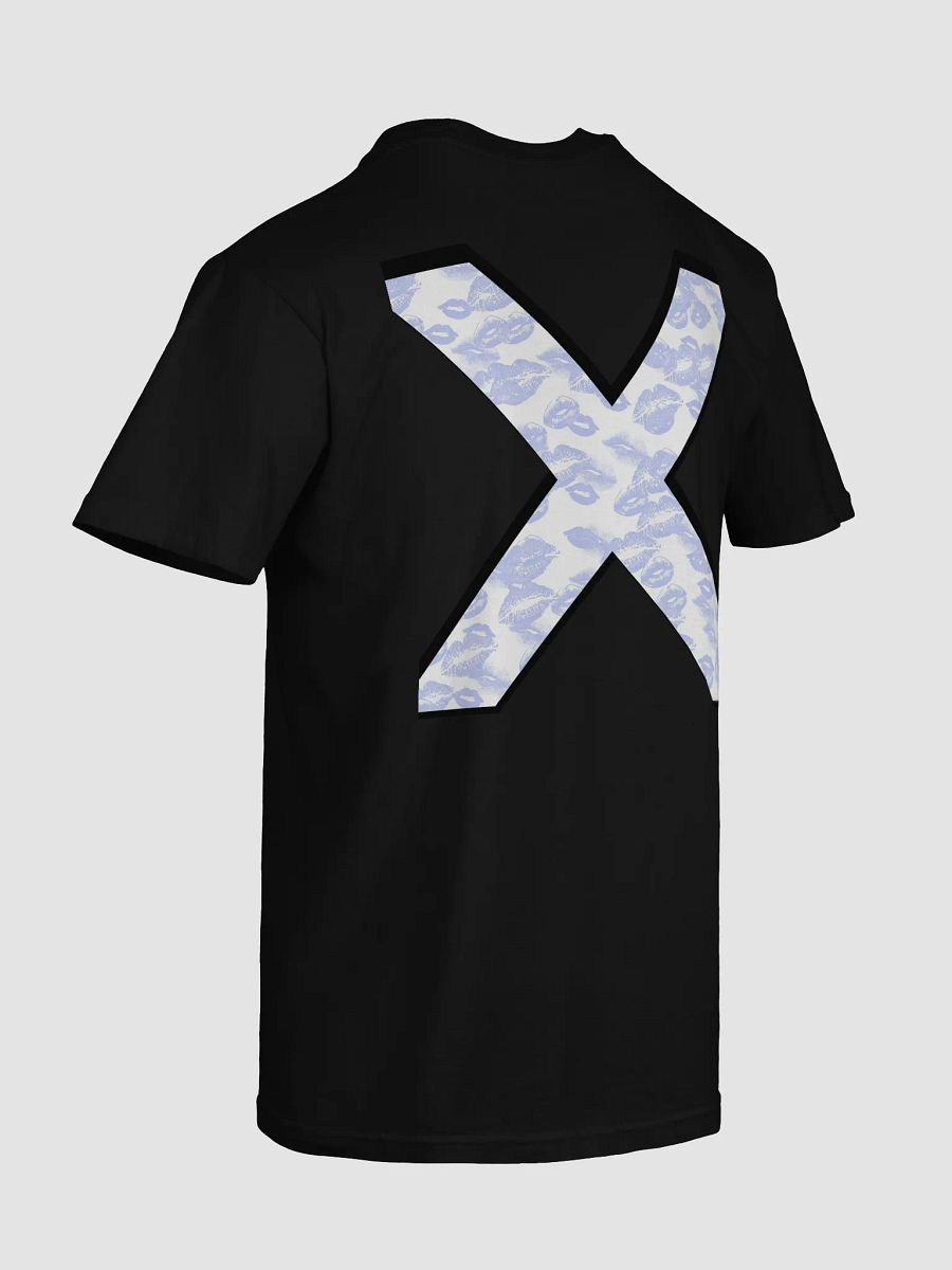 White X Light Blue Lipstick Kisses Shirt product image (106)
