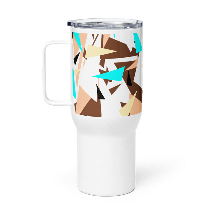 Geometric Elegance Stainless Steel Travel Mug product image (2)