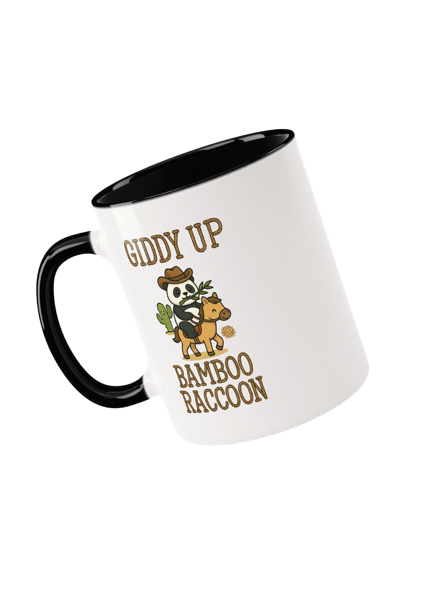 Giddy Up Bamboo Raccoon Accent Mug product image (5)