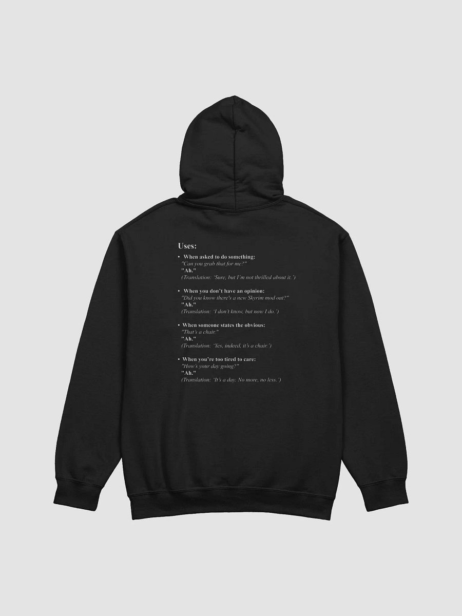 The Ah Definition Hoodie white text (g) product image (26)