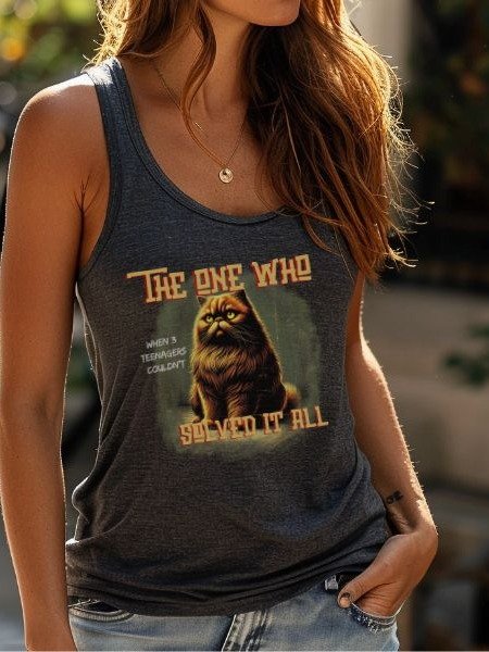 Magical Cat Vintage Pulp Horror Tank Top product image (28)