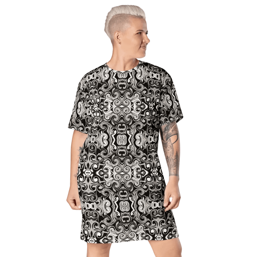 Baroque Swirls All-Over Dress product image (7)