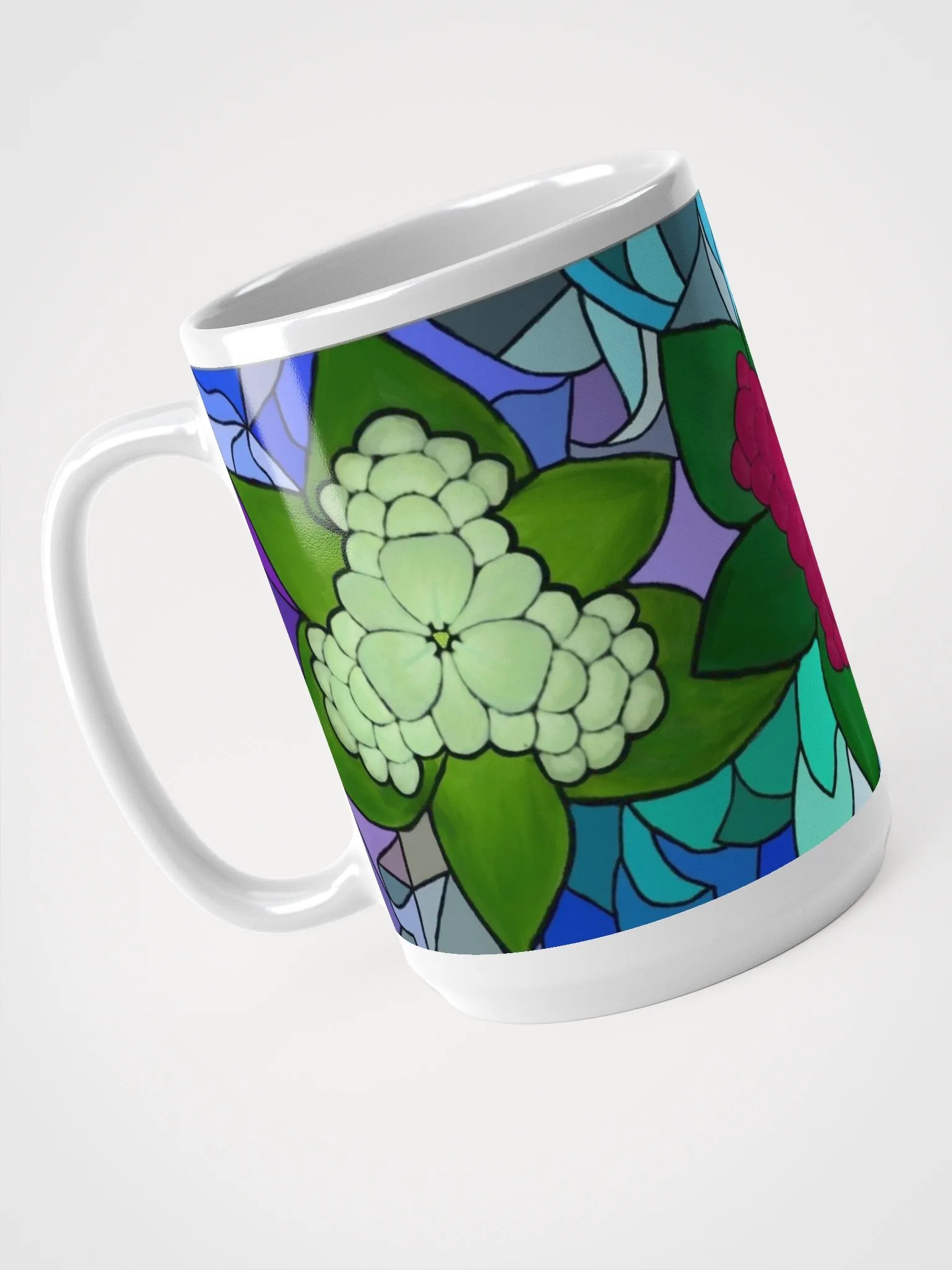 Stained Glass Floral Elegance Mug product image (6)