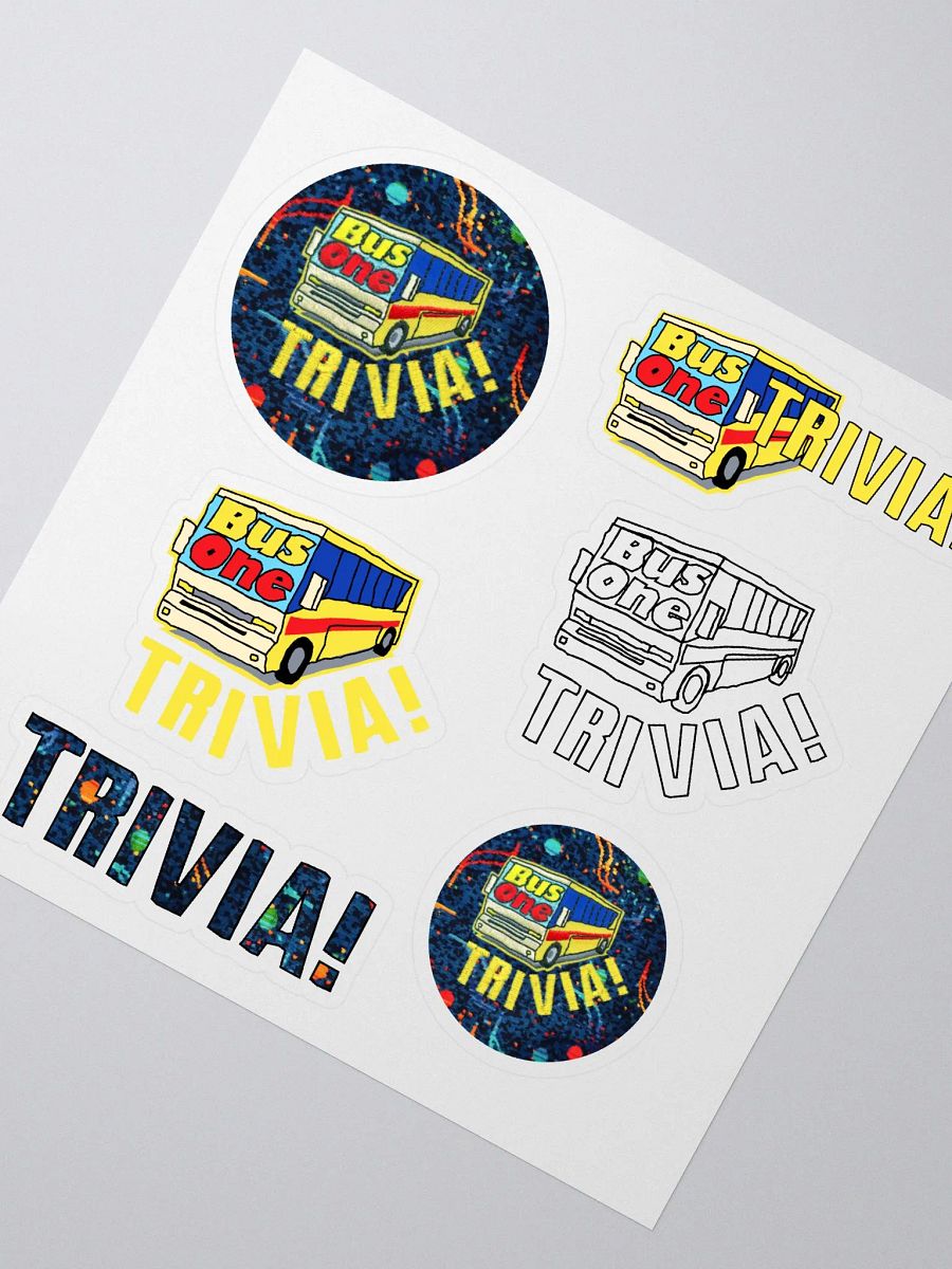 Bus One Trivia Logo Sticker Pack product image (2)