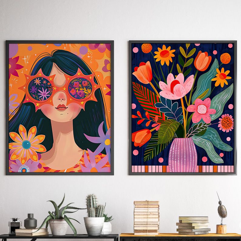 Colorful Maximalist DIGITAL Print Set of 6 product image (4)
