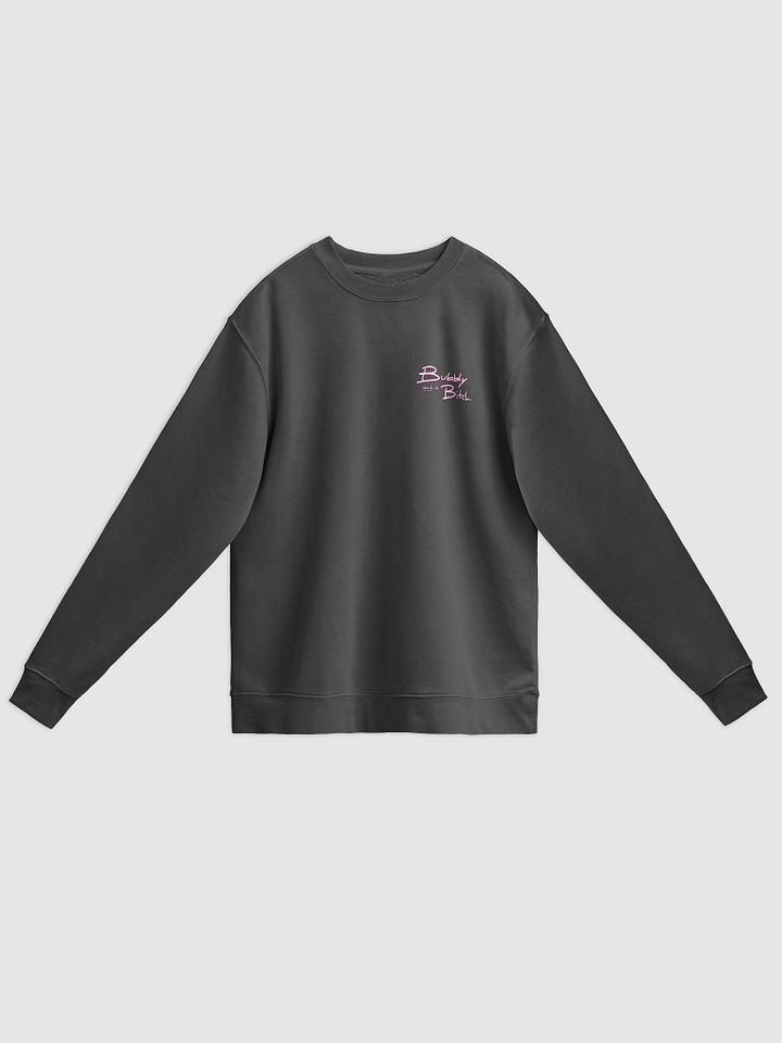 Bubbly and a B*tch (sm. pink shadow design) printed pigment crewneck product image (3)