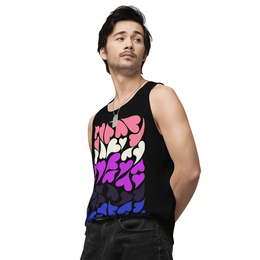 Nestled PRIDE Genderfluid Tank Top product image (7)