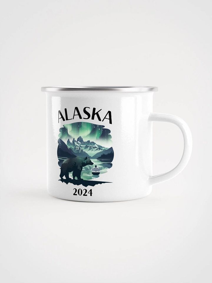 Alaska Wildlife 2024 Enamel Camping Mug product image (2)