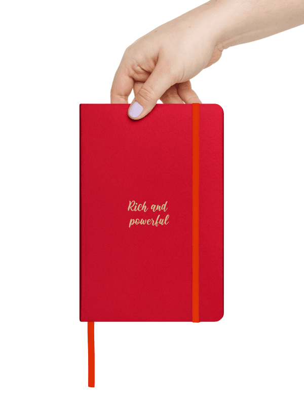 Rich and Powerful Hardcover Journal product image (3)