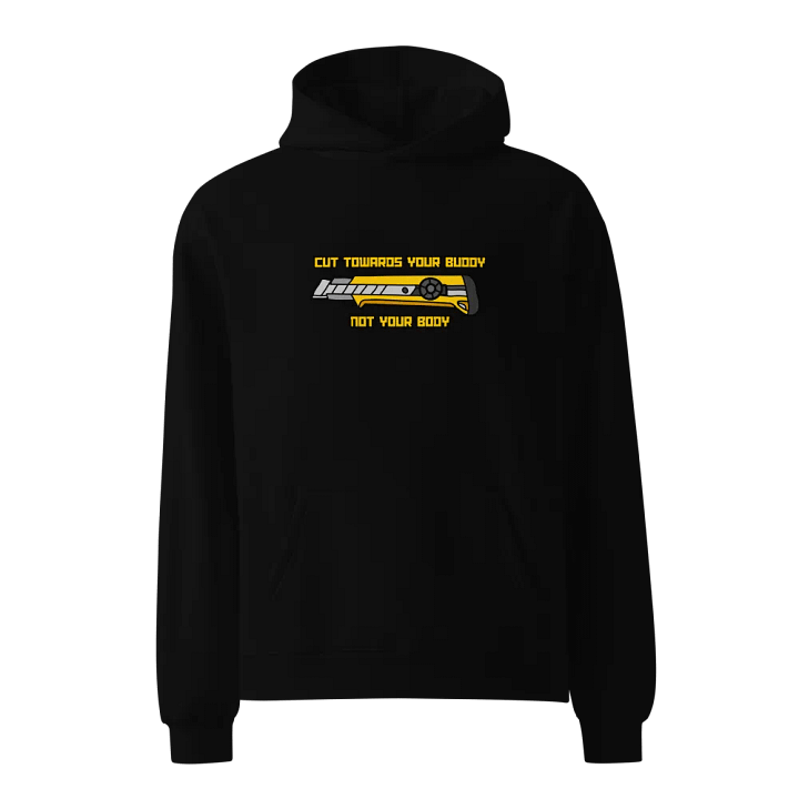 Safety Reminder Utility Knife Hoodie product image (1)
