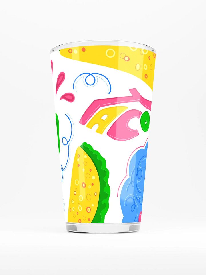 Taco Tribe Shaker Pint Glass product image (1)