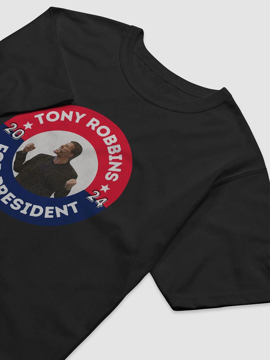 Tony Robbins for President 2024 Campaign Button Champion Relaxed-fit T-Shirt product image (3)