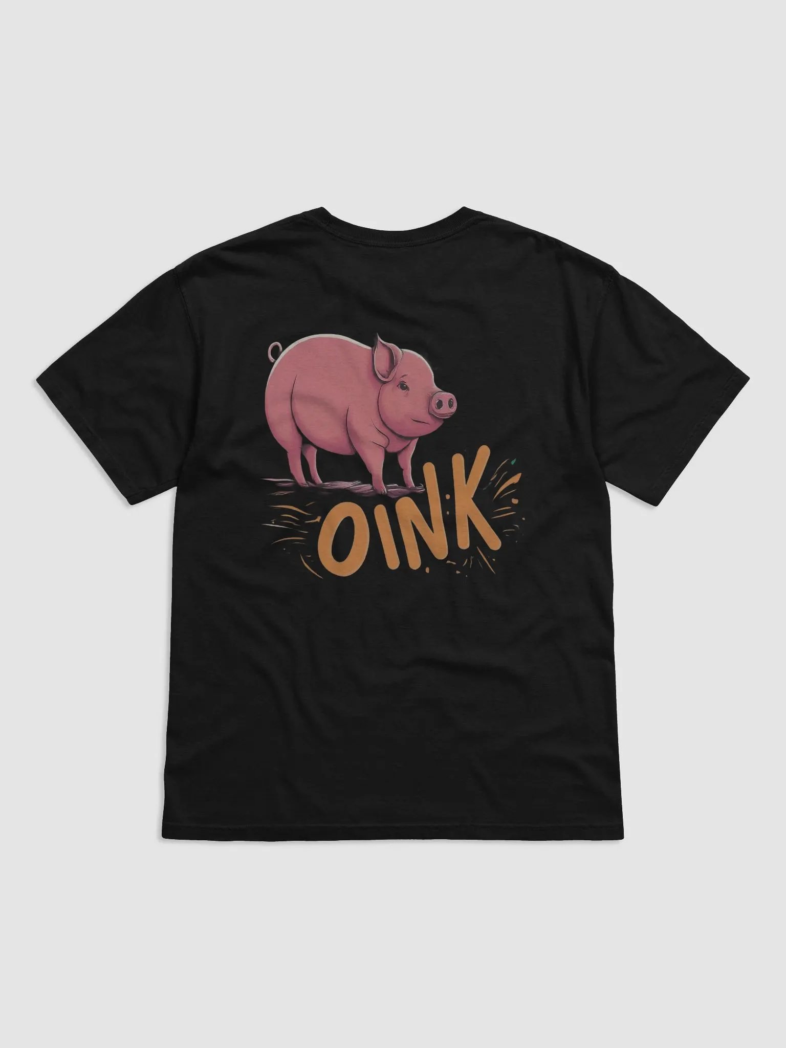 OINK! Pig Cartoon Comfort Tee product image (22)