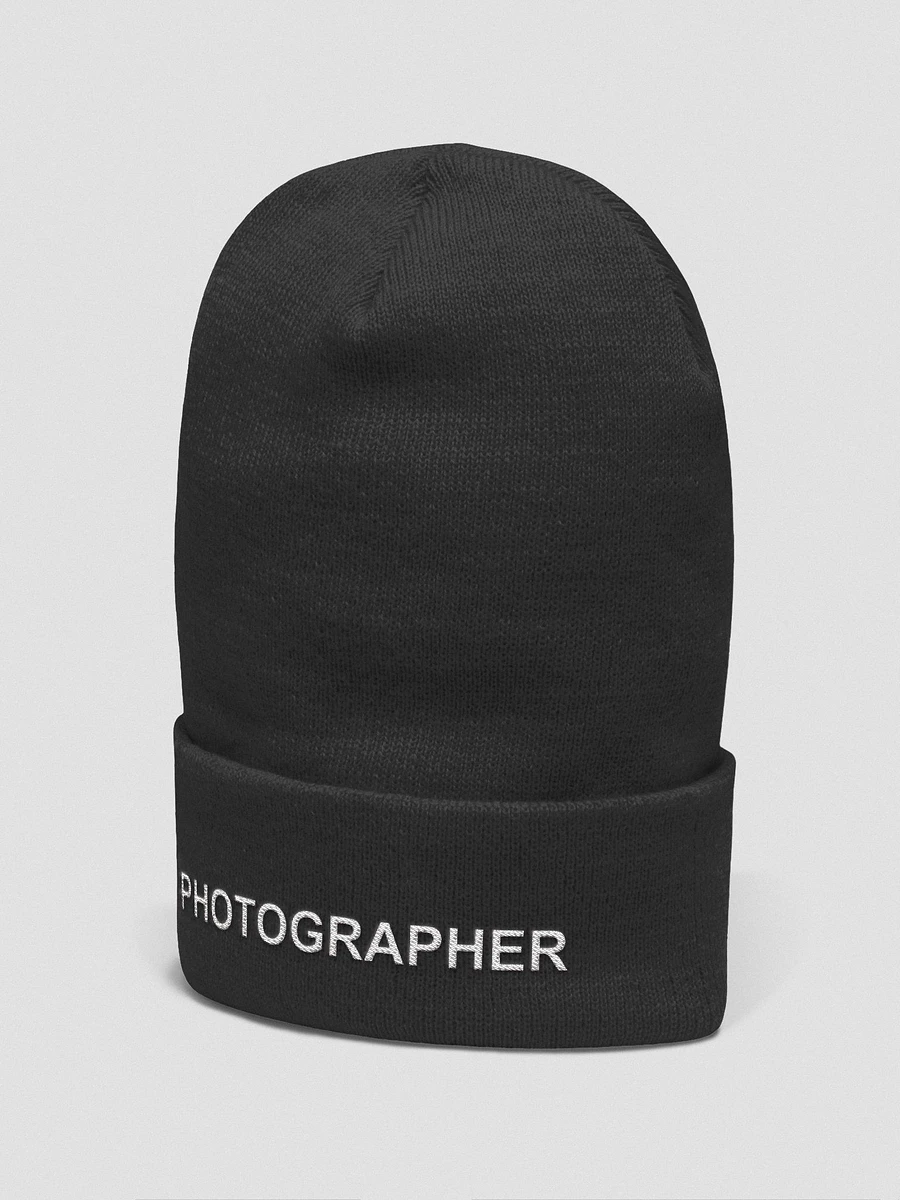 Embroidered Cuffed Beanie (Photographer) product image (24)