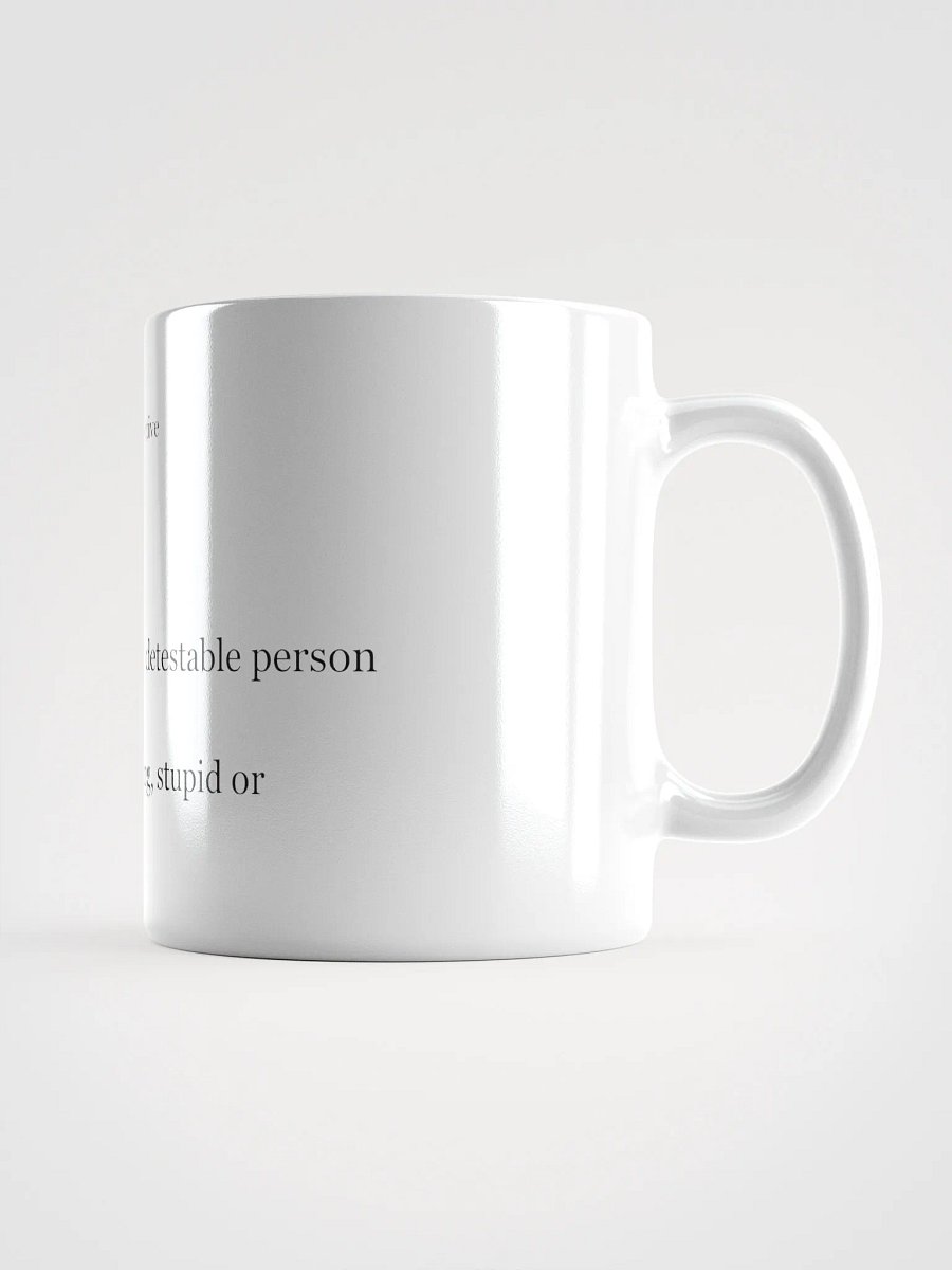 "shlompy" mug, white product image (3)
