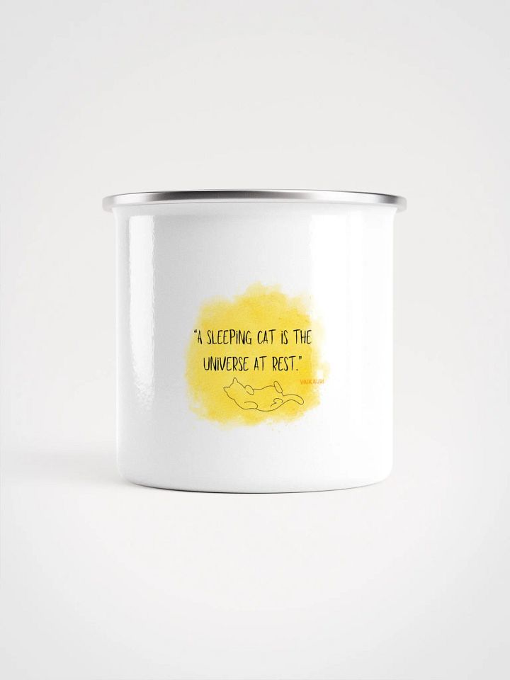 Vaikauri Cat Enamel Adventure Mug product image (1)