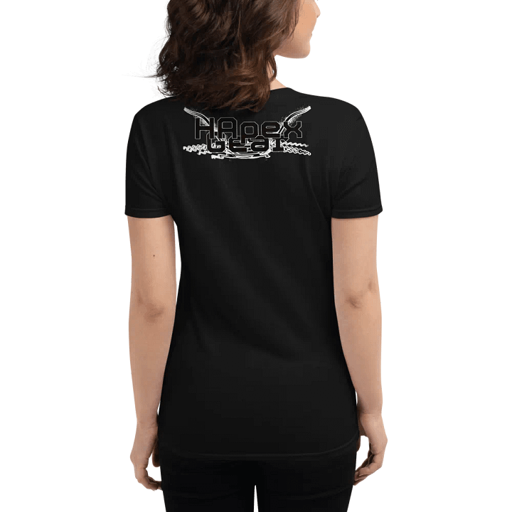 Women's Middleweight T-Shirt - Black HApex Gear White Logo product image (1)