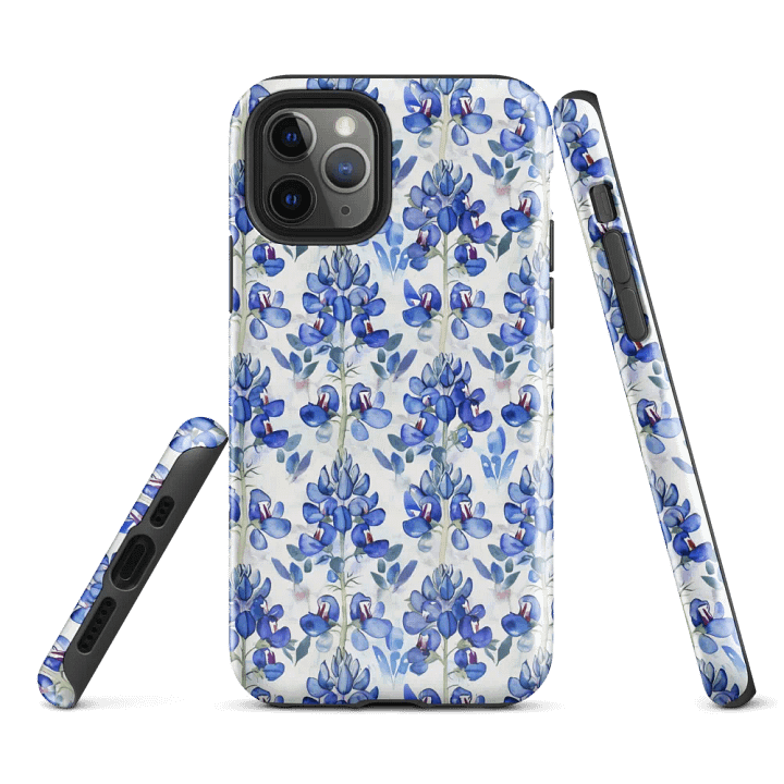 Bluebonnet Pattern - Tough Phone Case product image (1)