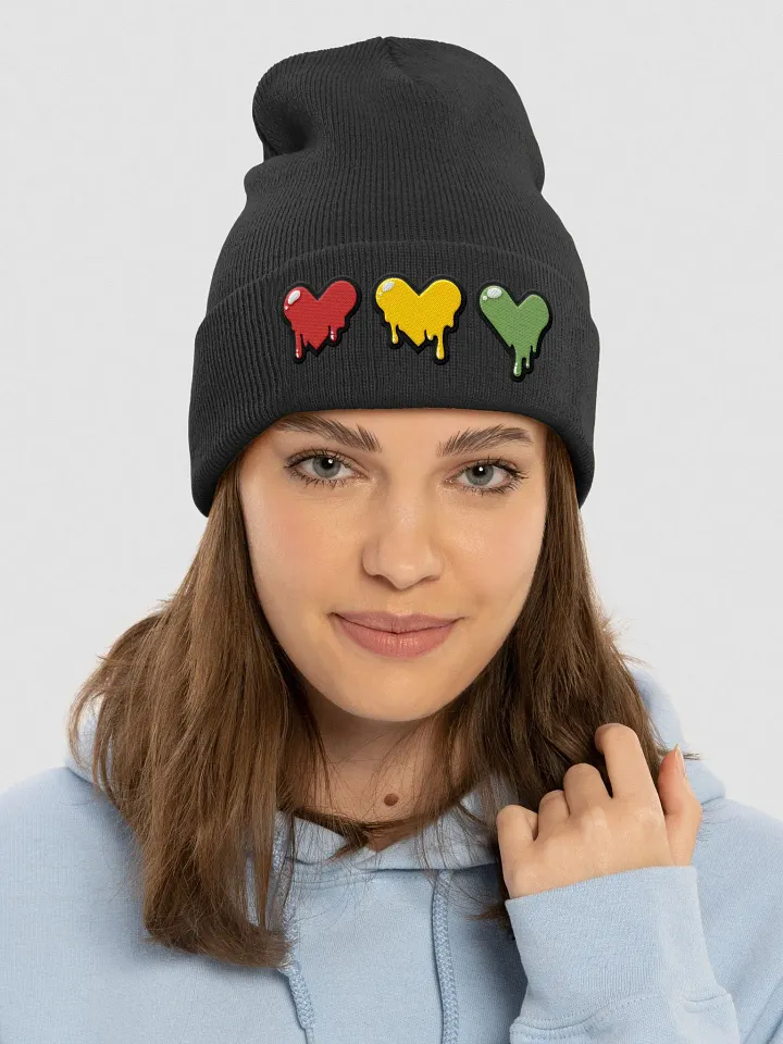 Heart Drip Beanie product image (1)