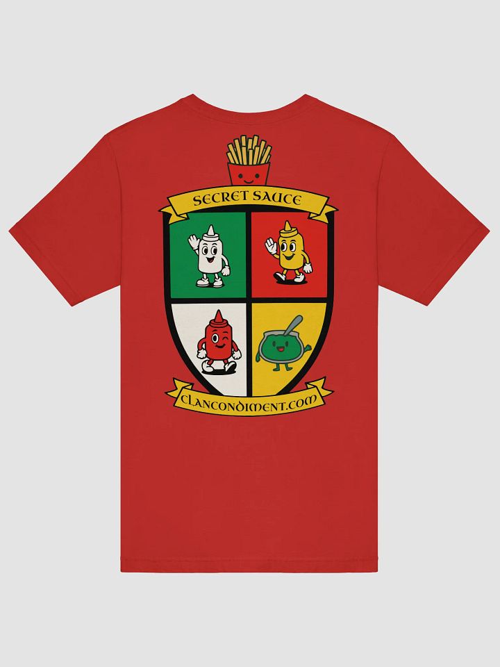 Condiment Clan Crest T-Shirt Back design product image (8)