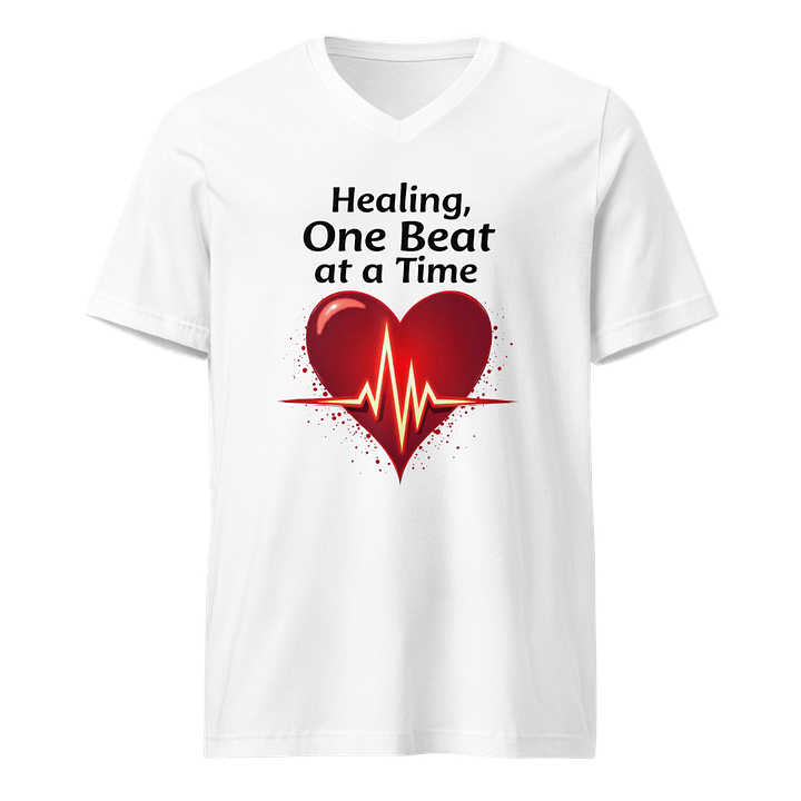 Heartbeat Healing V-Neck Tee product image (1)