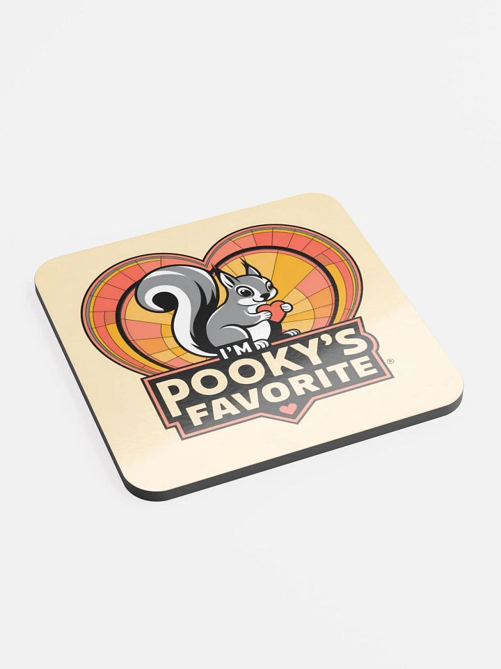 Coaster or micro art piece: i'm pooky's favorite product image (2)