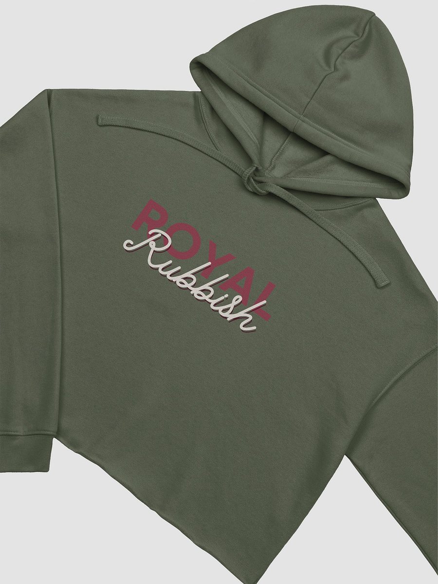 Crop Hoodie: Royal Rubbish product image (3)