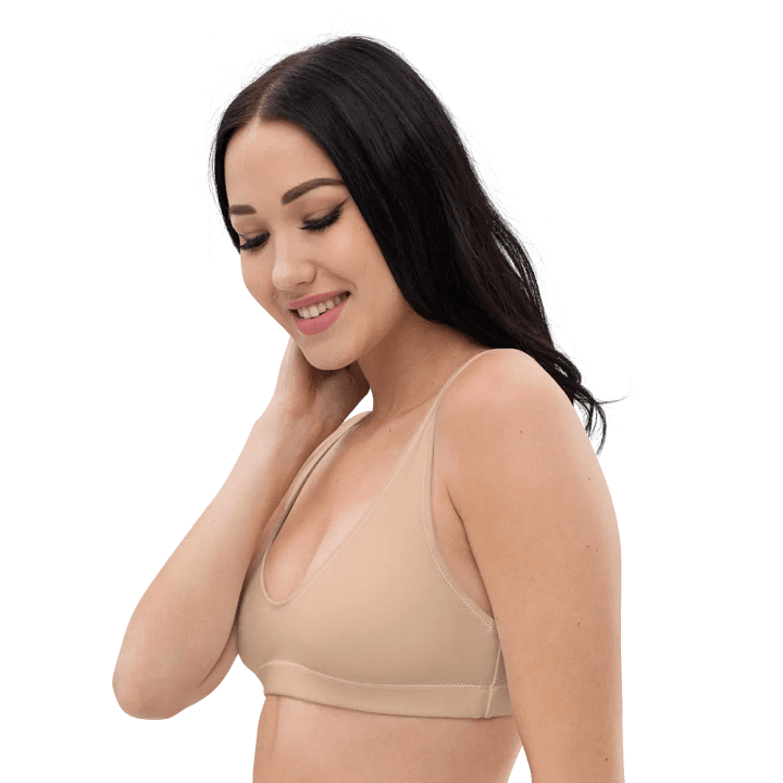 Cream Eco-Green Padded Bikini Top product image (2)