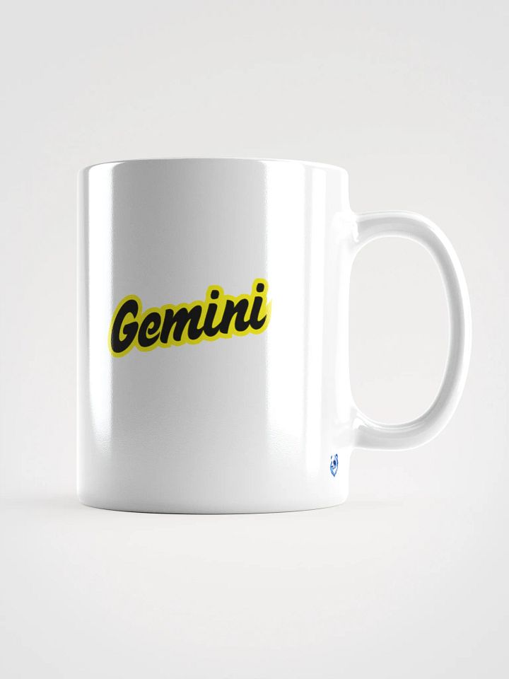 Gemini Duo White Glossy Mug product image (2)