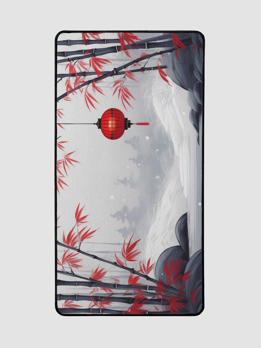 Snowy Lantern Large Desk Mat (15.5 x 31.5) product image (3)
