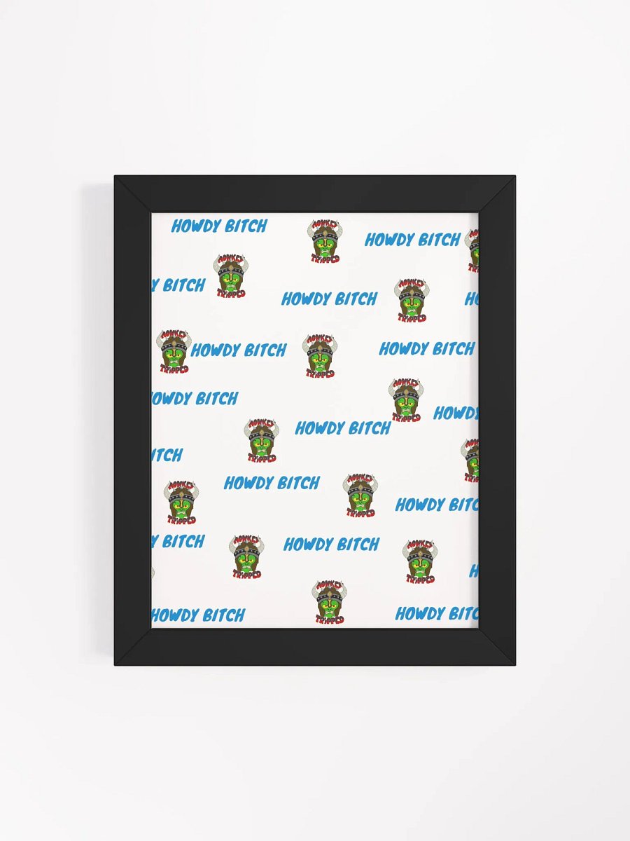 howdy bitch frame art product image (21)