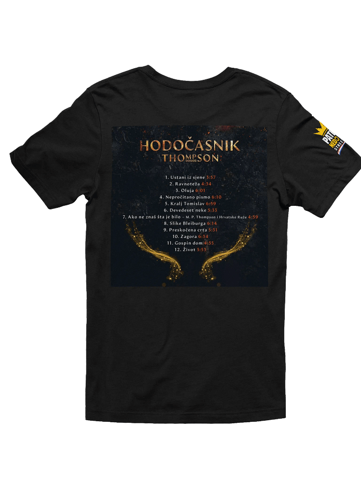 Crowned Distressed Logo T-Shirt Thompson Hodočasnik product image (3)