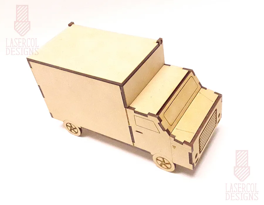 Box Car - Laser Cut Files product image (2)