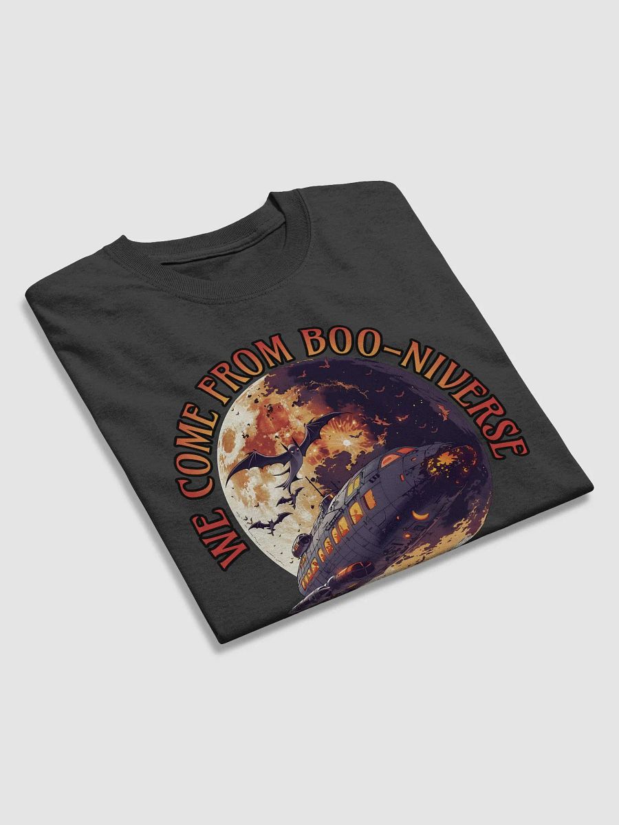 We come from Boo-niverse and eating the cats and dogs, Moon T-Shirt product image (27)