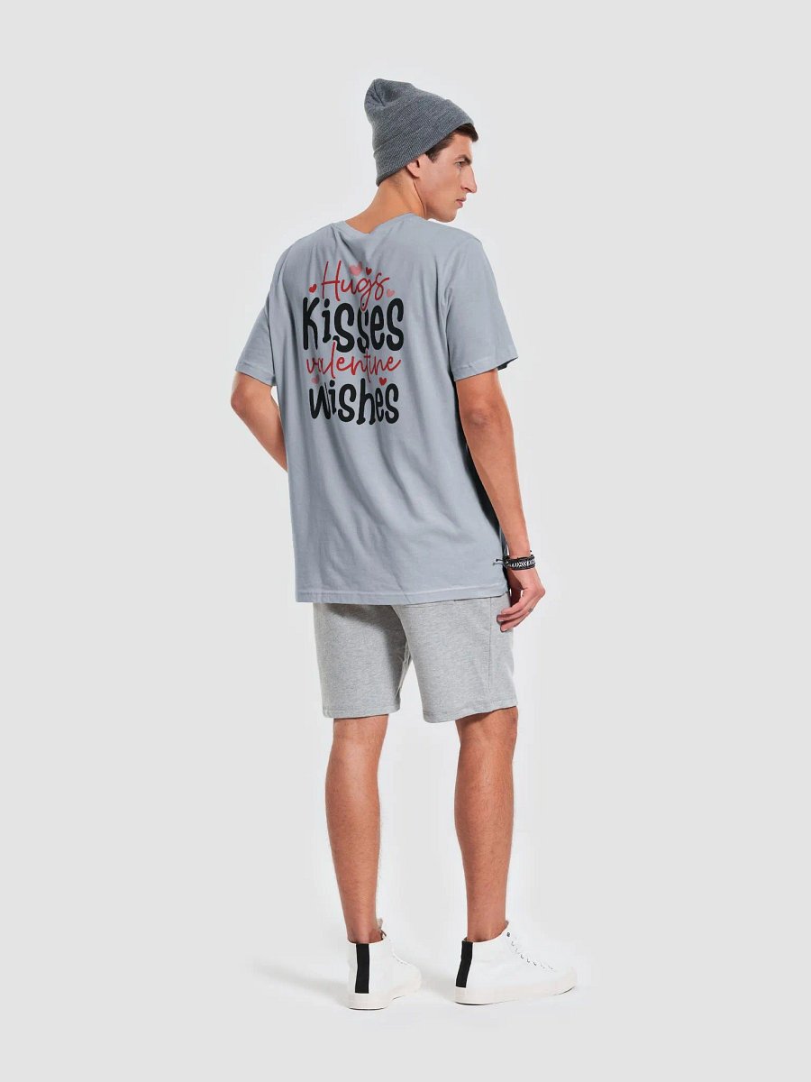 Hugs, Kisses, Valentine Wishes T-Shirt (Both Front & Back) product image (8)