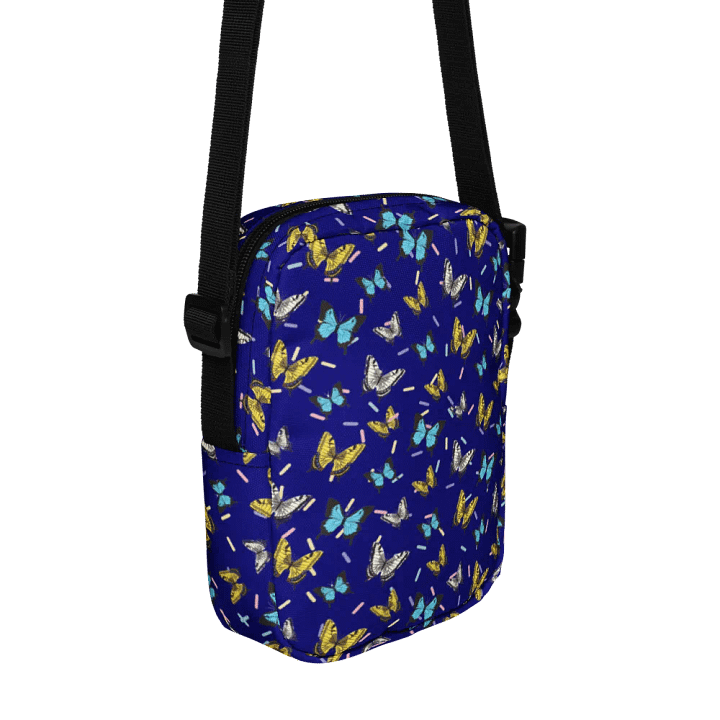 Fluttering Butterfly All-Over Crossbody Bag for nature lovers moms friends product image (2)