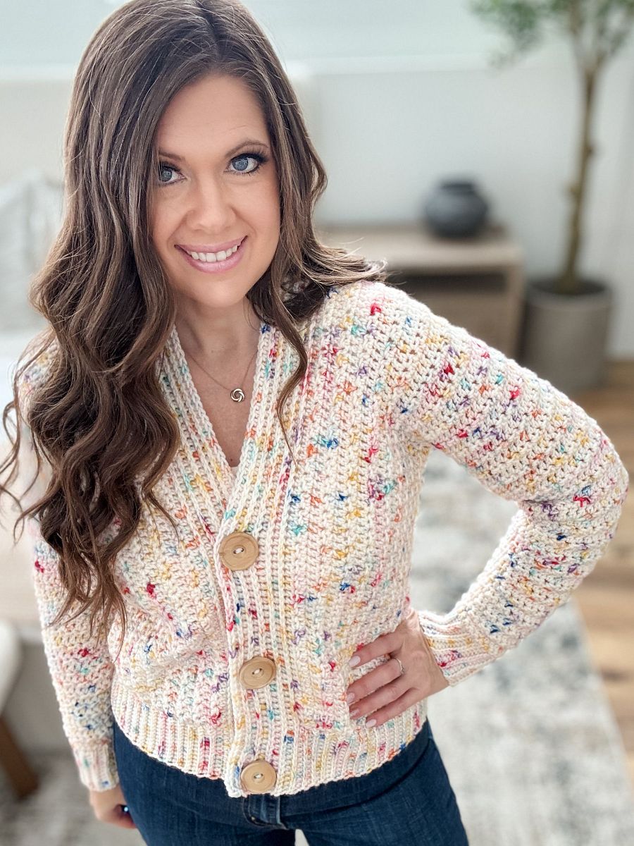 Snowy Season Cardigan Crochet Pattern product image (7)