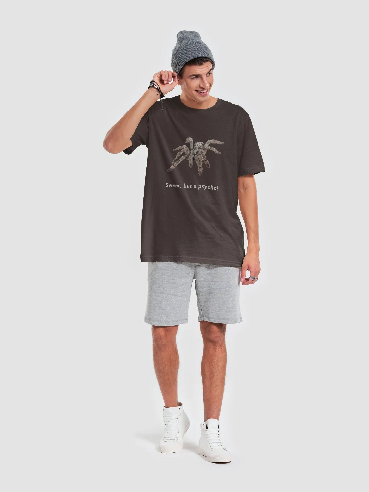 Heteroscodra maculata spider T-shirt product image (4)
