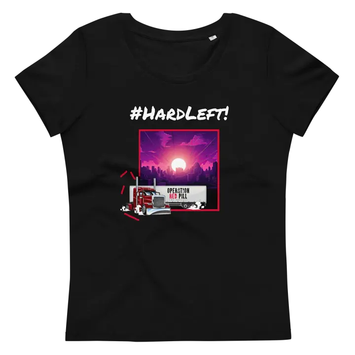 “Hard Left” Women’s Fitted T-shirt product image (1)
