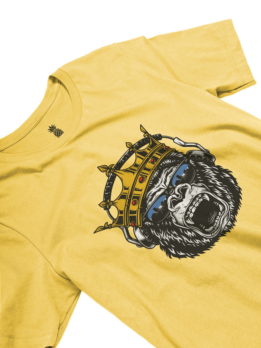Regal Gorilla with DJ Headphones Unisex T-Shirt product image (21)