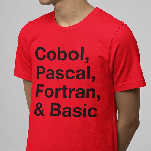The original four horsemen of programming. #cobol #pascal #fortran #programming #t-shirt #design #graphicdesign