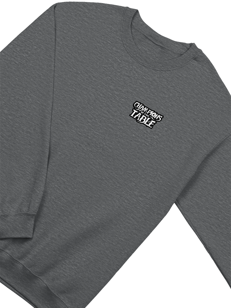 Champions of The Table - Corner Logo Sweater (Black & White) product image (9)