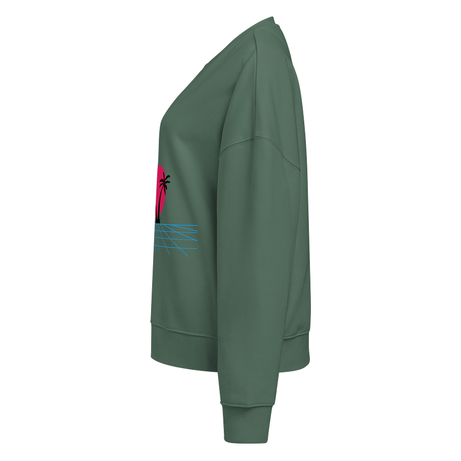 Synthwave Sunset Organic Sweatshirt product image (3)