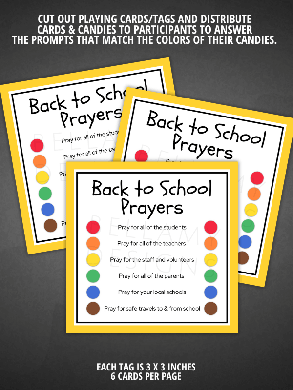 Back to School Prayers - Activity Gift Tags product image (3)