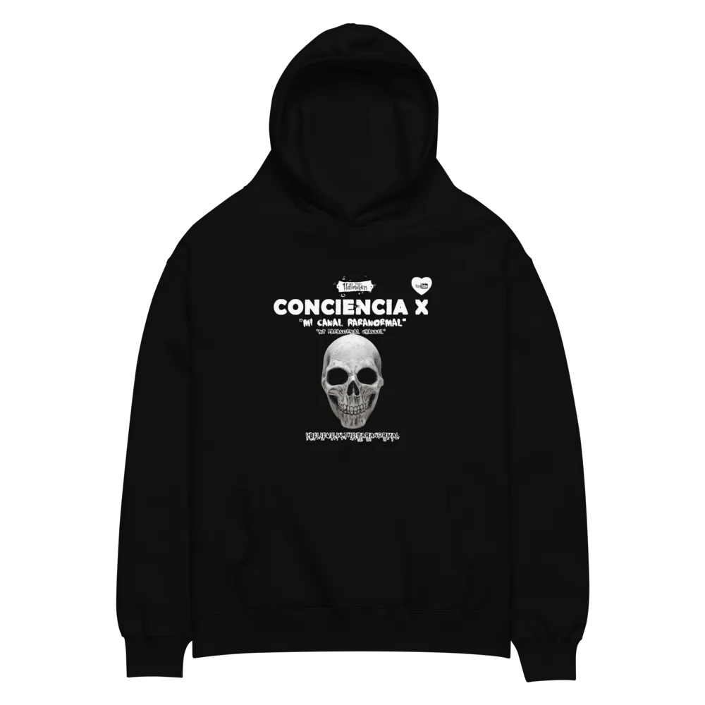 Paranormal Halloween Skull Oversized Hoodie product image (2)