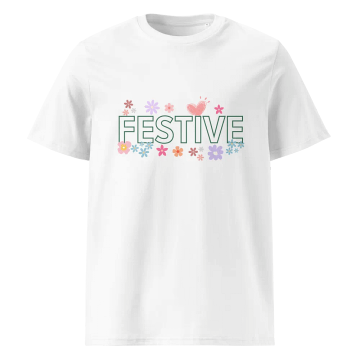 Festive Flora Organic Cotton Tee product image (5)