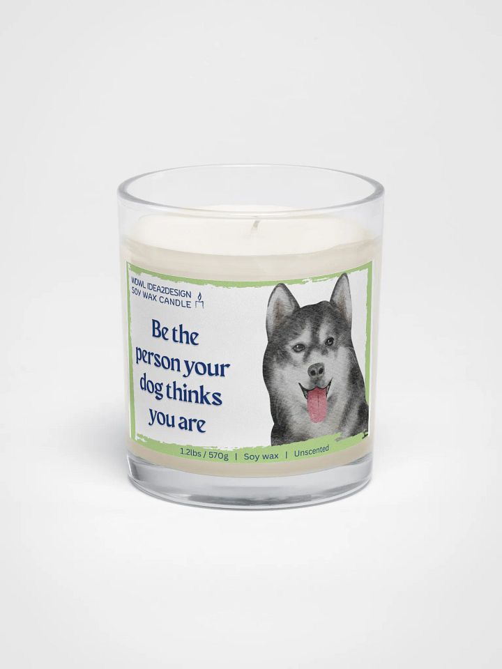 Husky Dog Lover Best Gift, Large Capacity, Great Value & Eco-Friendly Candle – 1.2 lbs of Pure Serenity product image (1)