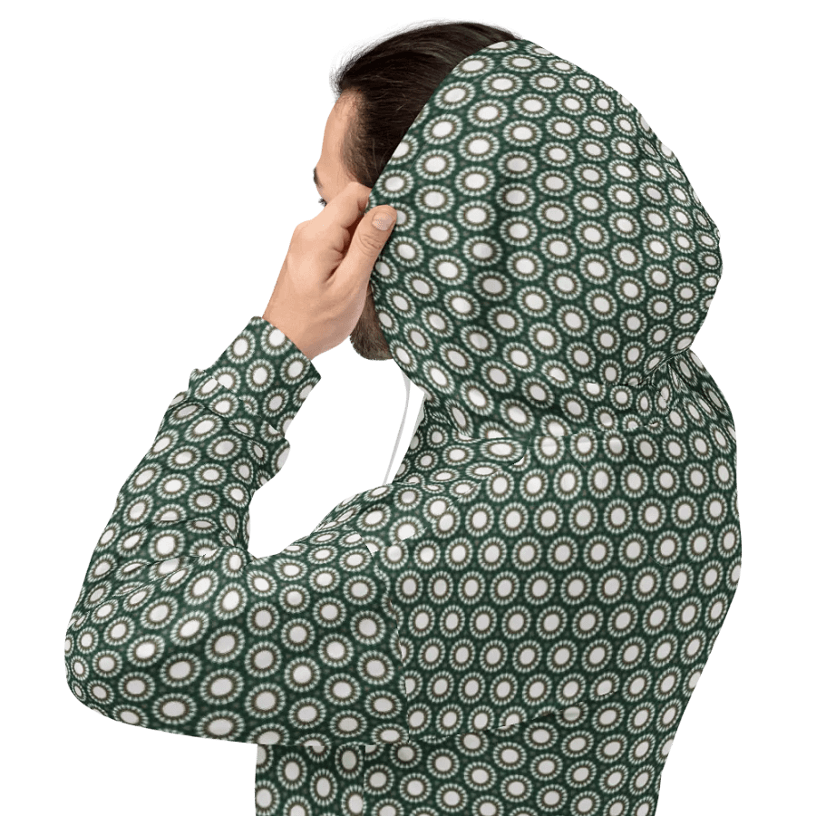 Abstract Circles Repeating Pattern Unisex Hoodie product image (5)