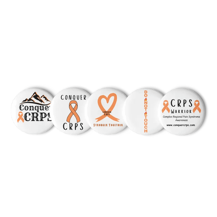 OFFICIAL Conquer CRPS Awareness Pins (Set of 5) product image (1)