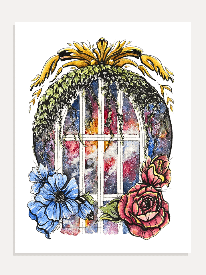 Galaxy Window Giclée Art Print product image (1)